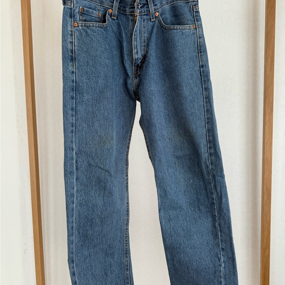 Vintage Levi 505s with cropped leg 30w 30l